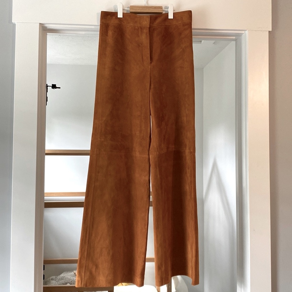 GOAT LEATHER&SUEDE PANT